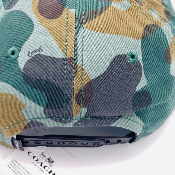 SOLD NWT COACH MEN  BANDANA CAMO BRIM HAT - Picture 9 of 9